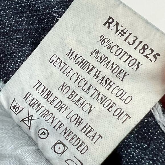 Miss Chic Women's Denim Jeans Size 9 Mid Rise Dark Wash Bling Embroidered - Picture 14 of 15